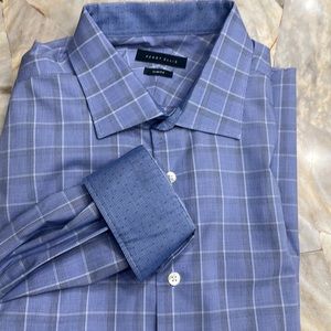 Perry Ellis Casual Button Down Slim Fit Shirt size 16.5 34/35
